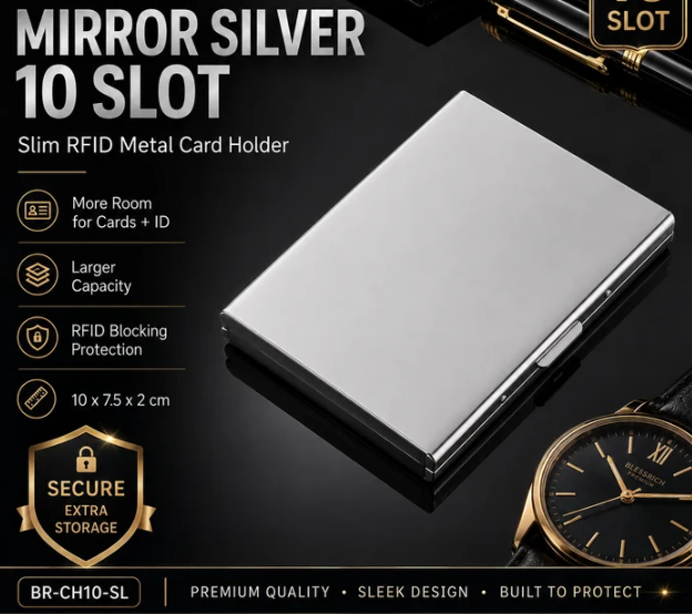 🥳2026 HOT SALE🥳💞50K+ SOLD!|RFID Blocking Metal Card Holder🛡️