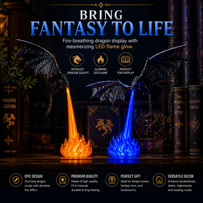 🔥 HOT SALE 🐉|Ultimate 3D Fire-Breathing Dragon LED Light