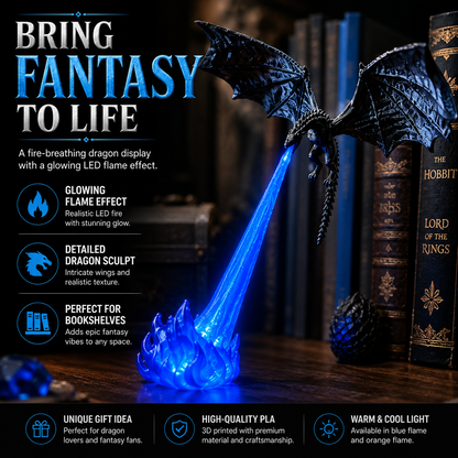 🔥 HOT SALE 🐉|Ultimate 3D Fire-Breathing Dragon LED Light