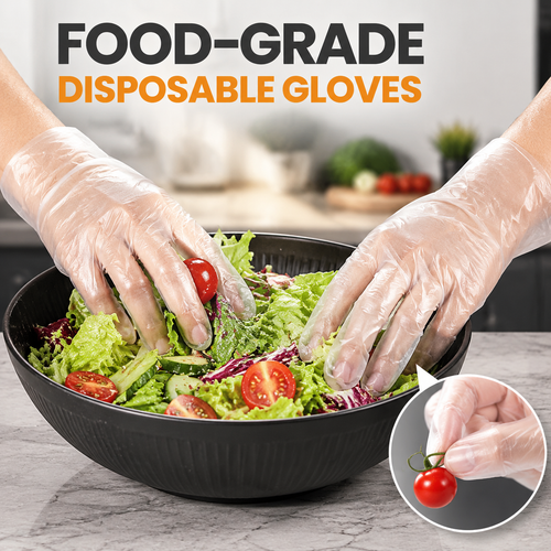 🍲Buy 1 Get 1 Free✨Food-grade Transparent Thickened Disposable Gloves