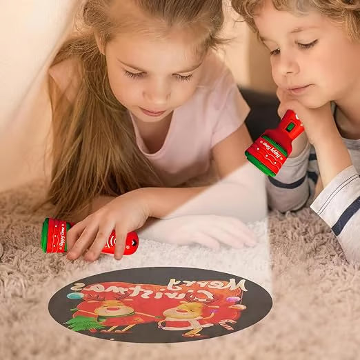🔥 BUY 1, GET 1 FREE🎃👻Kids Halloween Christmas Projection Flashlight Toy
