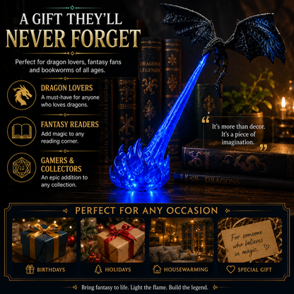 🔥 HOT SALE 🐉|Ultimate 3D Fire-Breathing Dragon LED Light