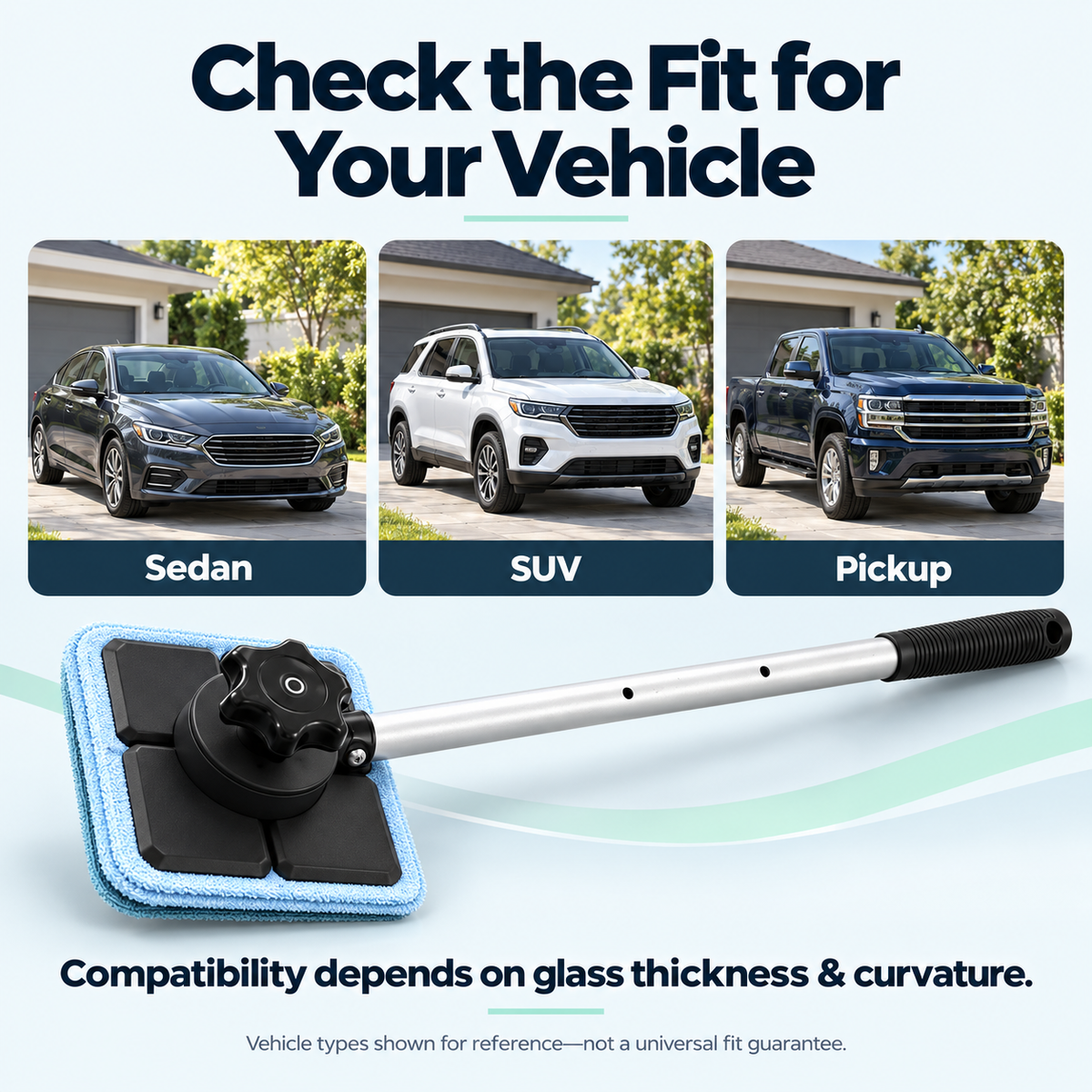 🧲 Clean Both Sides with a Dual Magnetic Windshield Cleaner