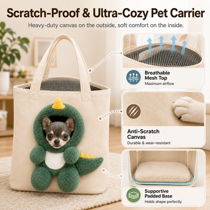 ⏰Cute Dew Head Shape Cat Bag - Pets Carrier Bag