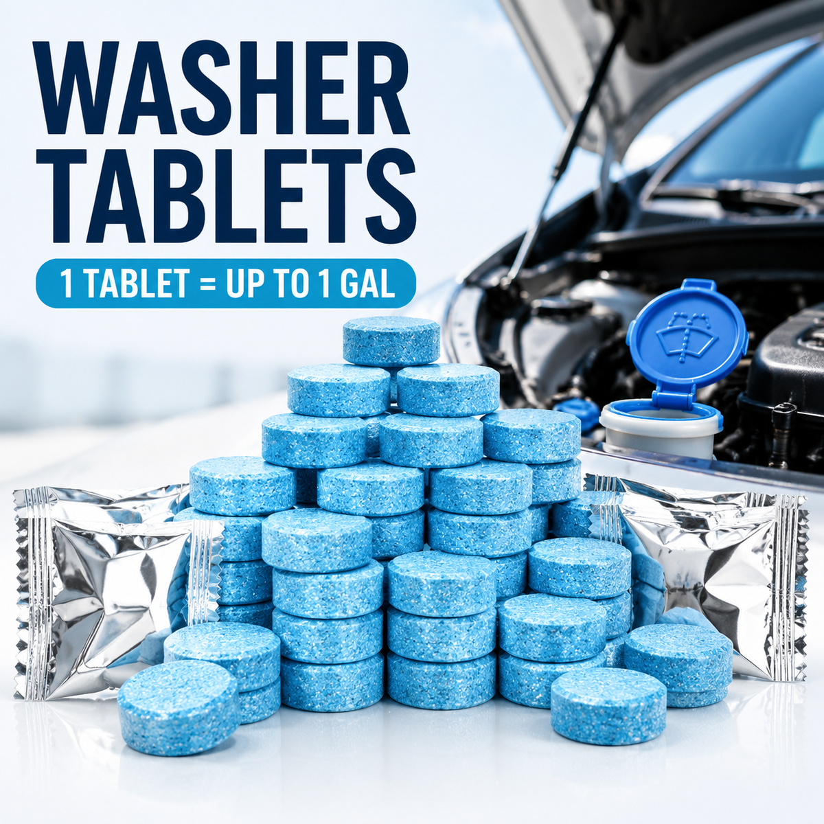 Car Windshield Washer Fluid Concentrate Tablets🚗💧