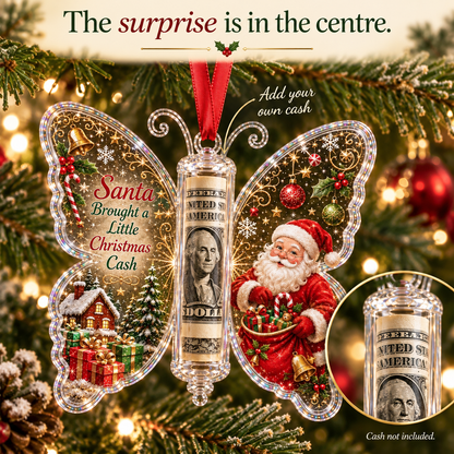 🎄 Christmas Butterfly Cash Holder — Make Giving Money Feel Special 🎁