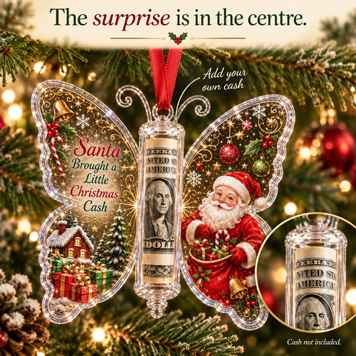 🎄 Christmas Butterfly Cash Holder — Make Giving Money Feel Special 🎁
