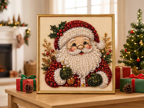 🎄 DIY Christmas Pearl Art — Create a Keepsake to Treasure