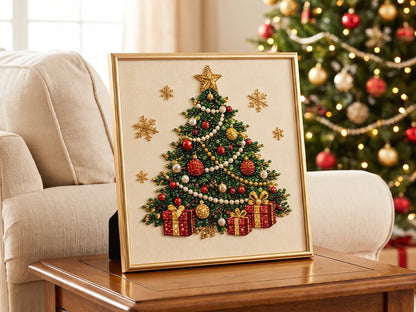 🎄 DIY Christmas Pearl Art — Create a Keepsake to Treasure