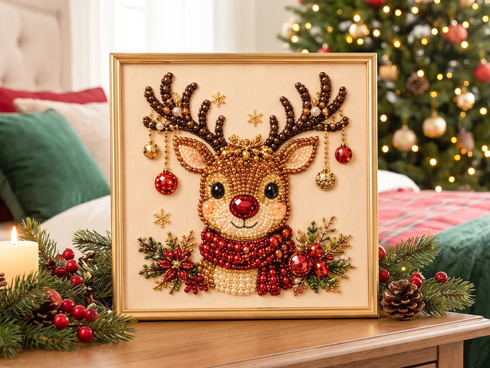 🎄 DIY Christmas Pearl Art — Create a Keepsake to Treasure