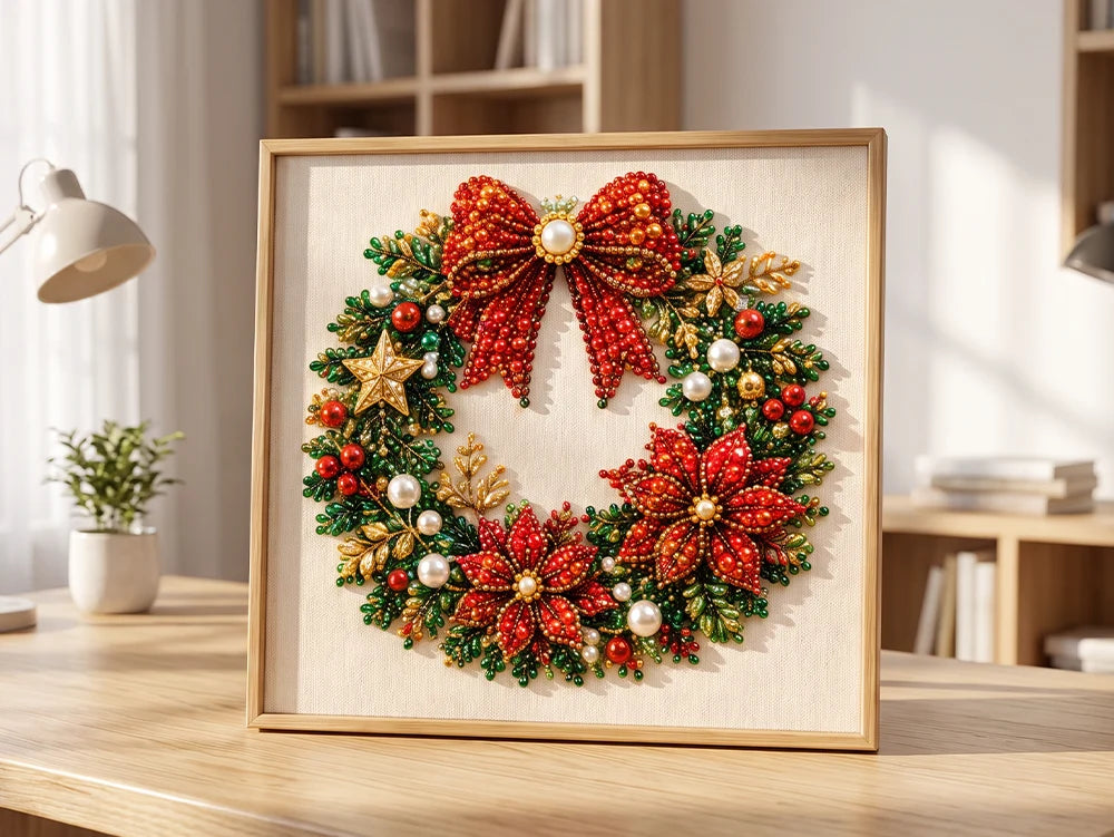 🎄 DIY Christmas Pearl Art — Create a Keepsake to Treasure