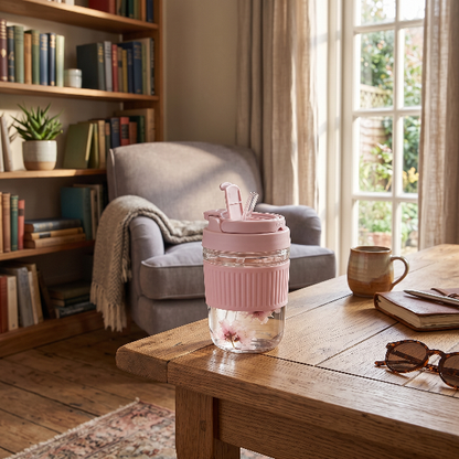 Portable Dual-Way Glass Tumbler