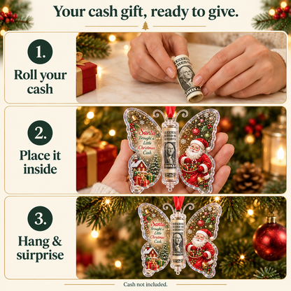🎄 Christmas Butterfly Cash Holder — Make Giving Money Feel Special 🎁