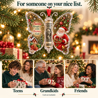 🎄 Christmas Butterfly Cash Holder — Make Giving Money Feel Special 🎁