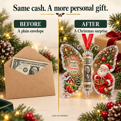 🎄 Christmas Butterfly Cash Holder — Make Giving Money Feel Special 🎁