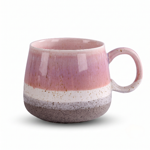 Vintage Reactive Glaze Ceramic Mug
