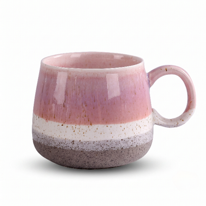 Vintage Reactive Glaze Ceramic Mug