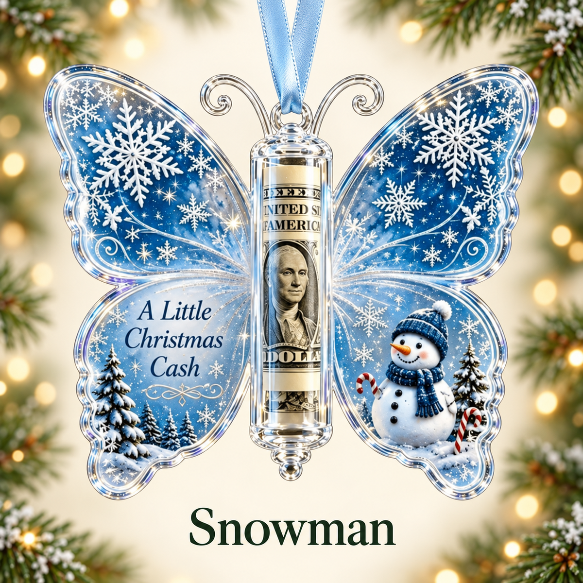 🎄 Christmas Butterfly Cash Holder — Make Giving Money Feel Special 🎁