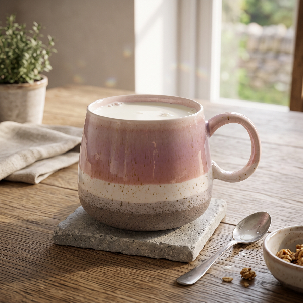 Vintage Reactive Glaze Ceramic Mug