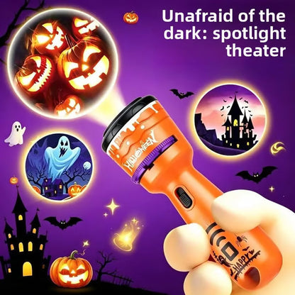 🔥 BUY 1, GET 1 FREE🎃👻Kids Halloween Christmas Projection Flashlight Toy