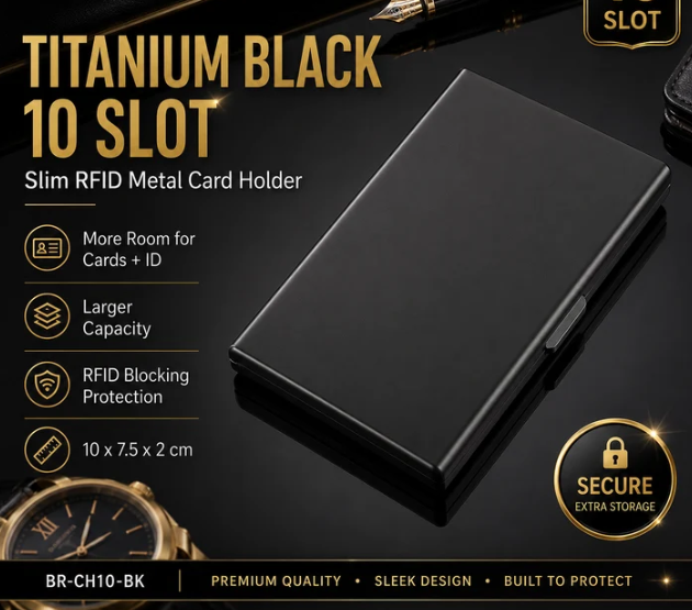 🥳2026 HOT SALE🥳💞50K+ SOLD!｜RFID Blocking Metal Card Holder🛡️
