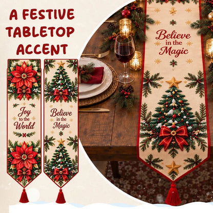 🎄✨ DIY Christmas Diamond Painting Table Runner Kit(📦Buy 2 Free Shipping)