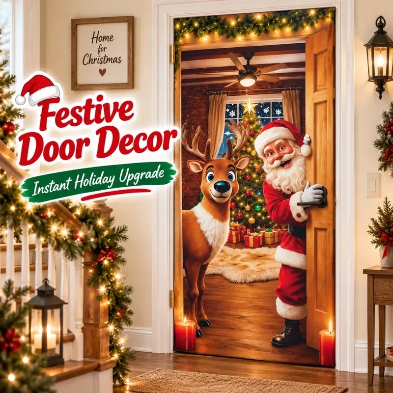 🎁 Buy 1, Get 1 FREE —  🎅Christmas door decoration banner🎉