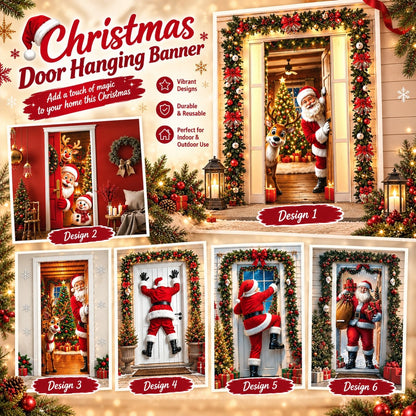 🎁 Buy 1, Get 1 FREE —  🎅Christmas door decoration banner🎉