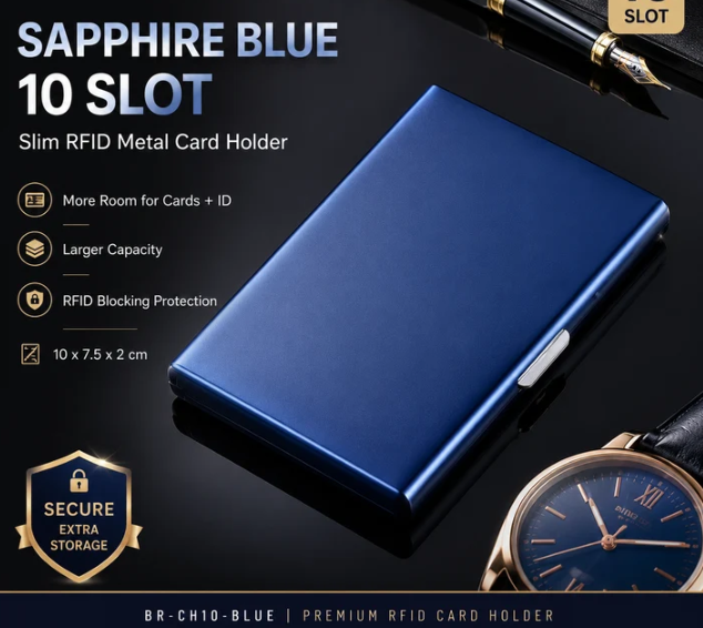 🥳2026 HOT SALE🥳💞50K+ SOLD!｜RFID Blocking Metal Card Holder🛡️