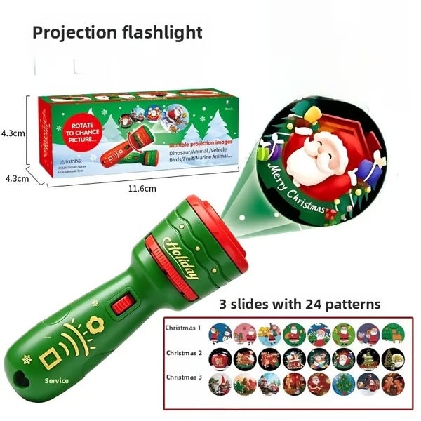 🔥 BUY 1, GET 1 FREE🎃👻Kids Halloween Christmas Projection Flashlight Toy