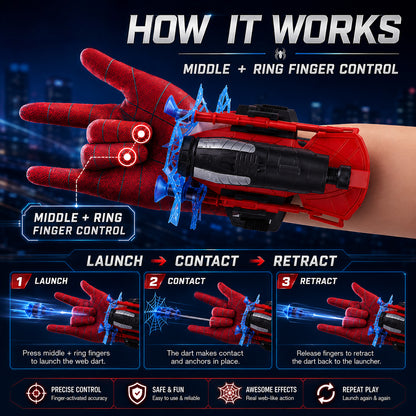 🕷️Turn Your Wrist Into a Hero Launcher