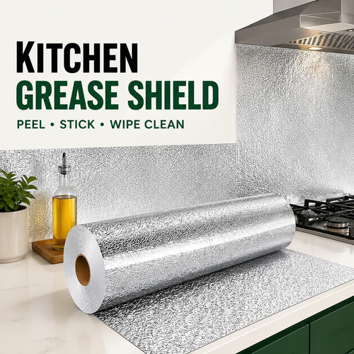Peel & Stick Aluminum Foil Kitchen Liner🍳✨