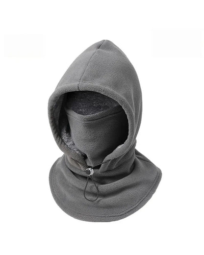 ❄️Keep Your Head, Face & Neck Warm with One Fleece Hood