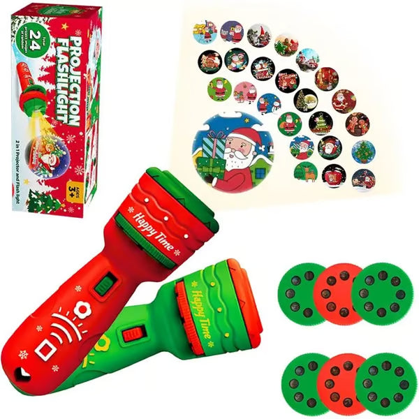 🔥 BUY 1, GET 1 FREE🎃👻Kids Halloween Christmas Projection Flashlight Toy