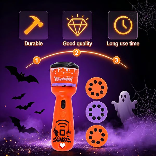 🔥 BUY 1, GET 1 FREE🎃👻Kids Halloween Christmas Projection Flashlight Toy