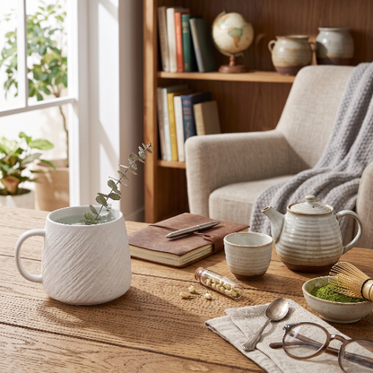 Textured Ceramic Mug