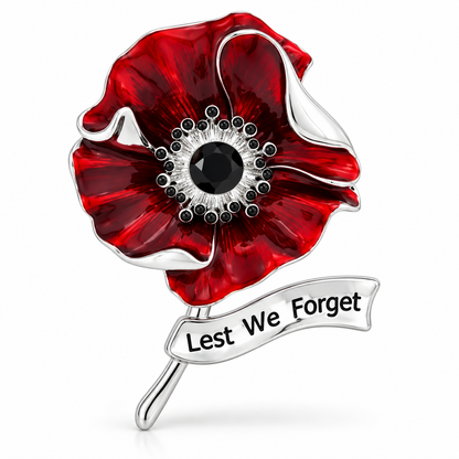 Buy 1 Get 1 Free — Keep One Remembrance Poppy Brooch, Share One ❤️