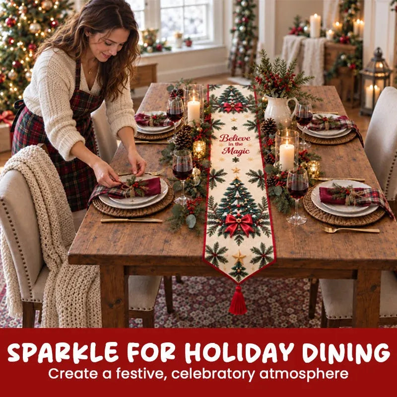 🎄✨ DIY Christmas Diamond Painting Table Runner Kit(📦Buy 2 Free Shipping)