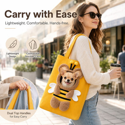 ⏰Cute Dew Head Shape Cat Bag - Pets Carrier Bag