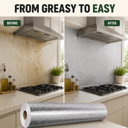 Peel & Stick Aluminum Foil Kitchen Liner🍳✨