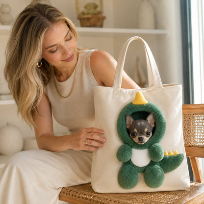 ⏰Cute Dew Head Shape Cat Bag - Pets Carrier Bag