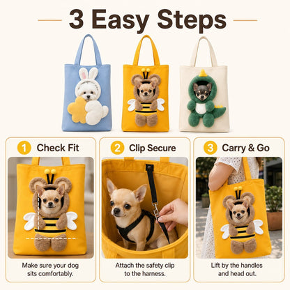 ⏰Cute Dew Head Shape Cat Bag - Pets Carrier Bag