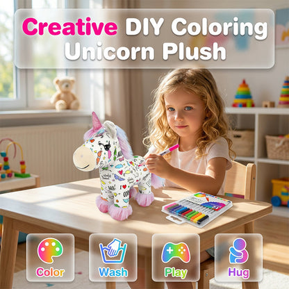 🦄 DIY Color-In Unicorn — Color Your Own Unicorn Magic! ✨🎨