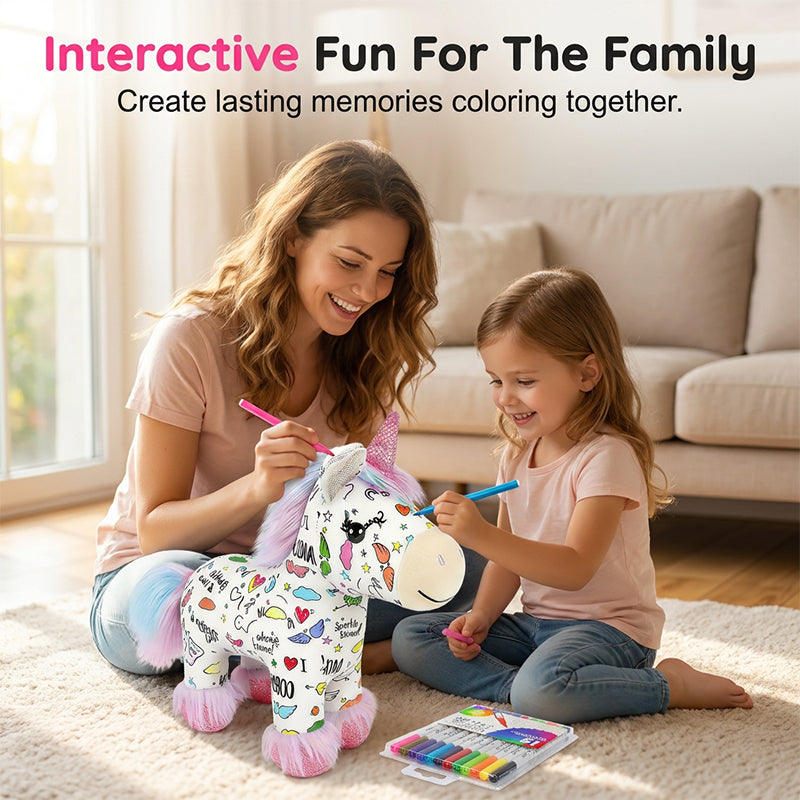 🦄 DIY Color-In Unicorn — Color Your Own Unicorn Magic! ✨🎨