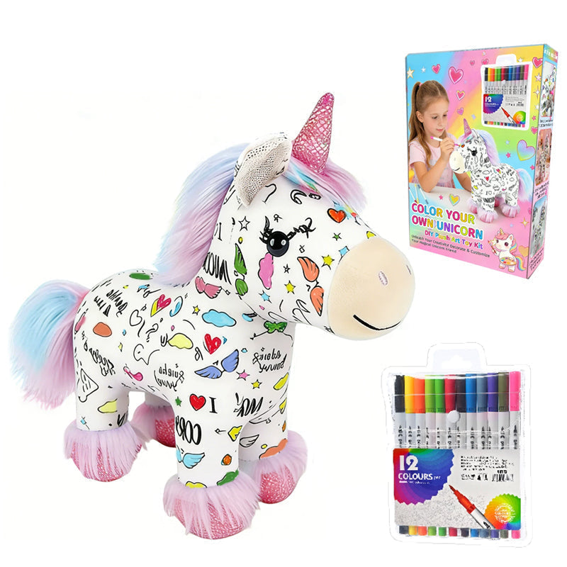 🦄 DIY Color-In Unicorn — Color Your Own Unicorn Magic! ✨🎨