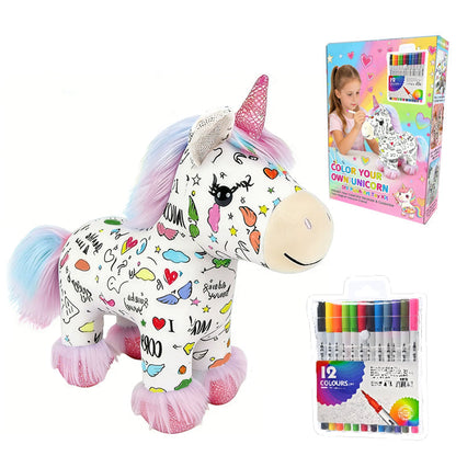 🦄 DIY Color-In Unicorn — Color Your Own Unicorn Magic! ✨🎨