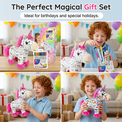 🦄 DIY Color-In Unicorn — Color Your Own Unicorn Magic! ✨🎨