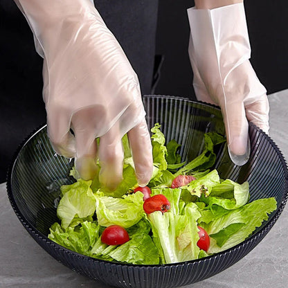 🍲Buy 1 Get 1 Free✨Food-grade Transparent Thickened Disposable Gloves