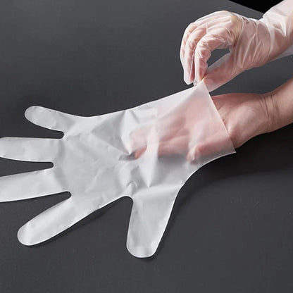 🍲Buy 1 Get 1 Free✨Food-grade Transparent Thickened Disposable Gloves